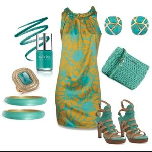 TRACY NEGOSHIANSilky Shift Dress